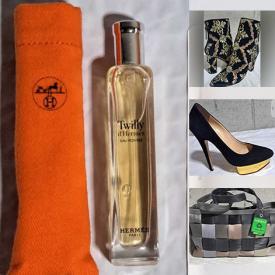 MaxSold Auction: This online auction features women’s designer purses & shoes, designer perfume, designer backpacks, and more!